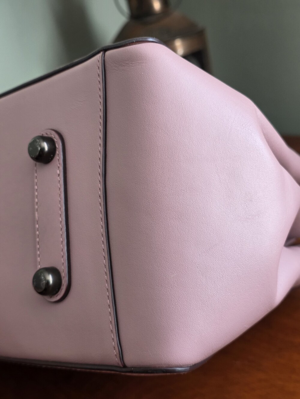 Coach 22821 Cooper Carryall Dusty Rose Glovetanned Leather Satchel Bag 1941 - Picture 11 of 16